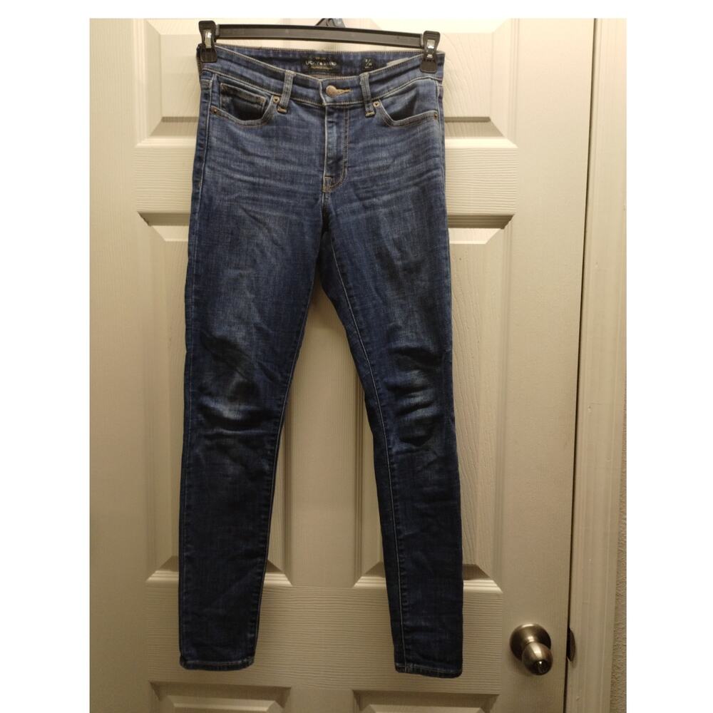 Lucky Brand Women's Size 2 (Waist 26) Ava Skinny Dark Wash Blue Jeans